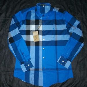Burberry button up. Please read description
